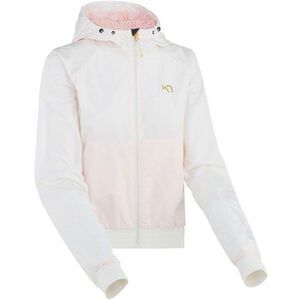 Kari Traa Women's Hooded Jacket in White and Light Pink